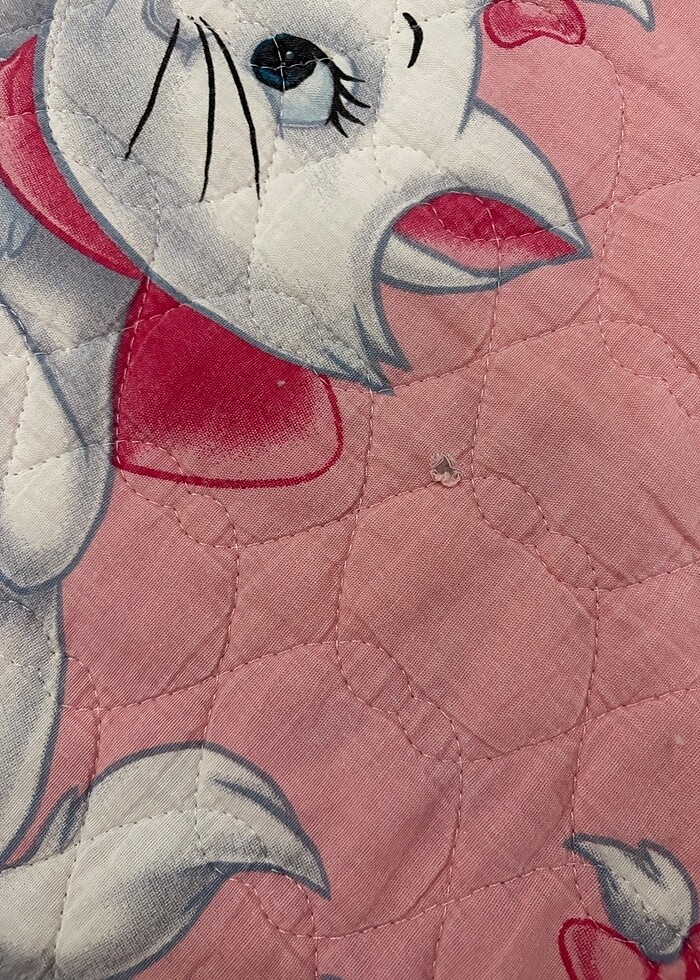 Cotton touch kedili yatak örtüsü kapitone - Görsel 3