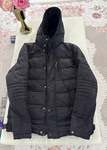 Mavi marka Siyah Fermuarlı Erkek Street Wear Mont - Görsel 2