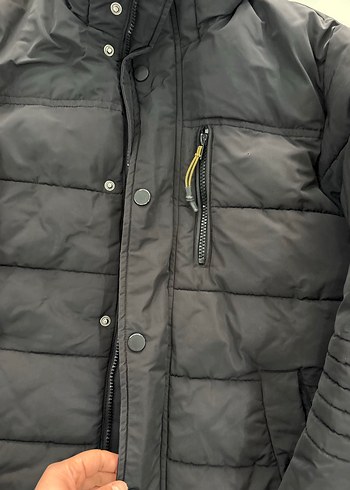 Mavi marka Siyah Fermuarlı Erkek Street Wear Mont - Görsel 4