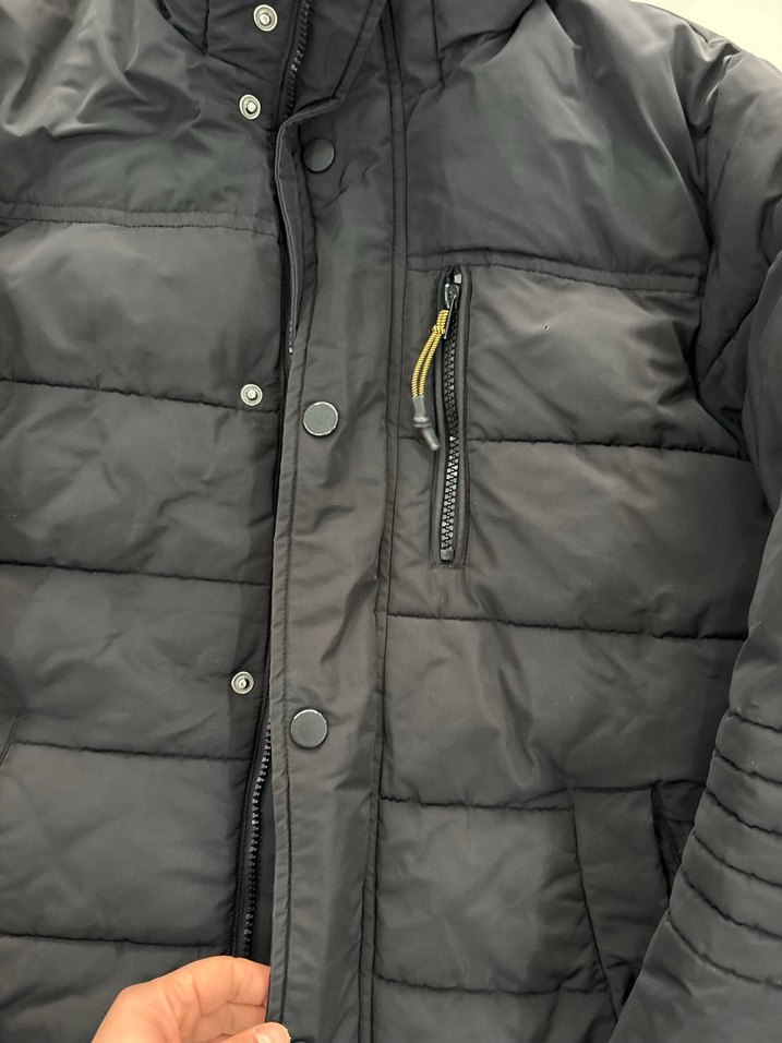 Mavi marka Siyah Fermuarlı Erkek Street Wear Mont - Görsel 4