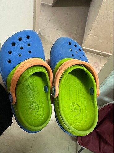 25 Beden mavi Renk Crocs çocuk terlik c9