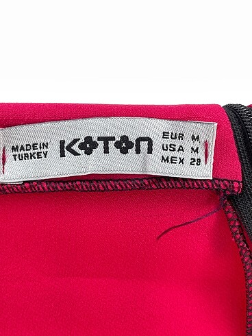 m Beden pembe Renk Koton Mini Etek %70 İndirimli.