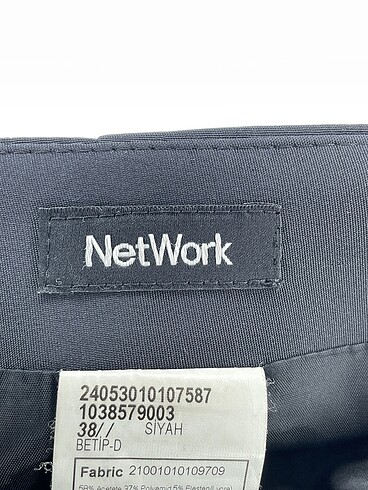 36 Beden siyah Renk Network Midi Etek %70 İndirimli.