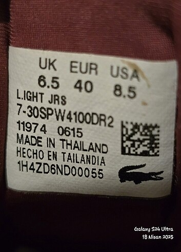 Lacoste Lacoste ayakkabi