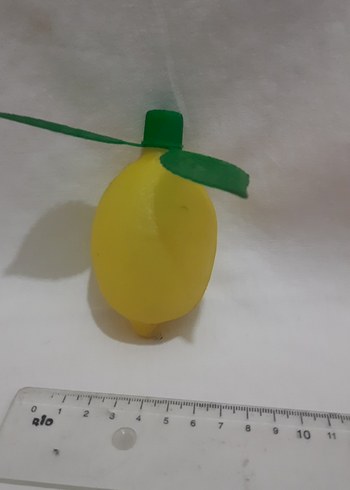 Diğer Sarı Renkli plastik Limon şeklinde kolonya şişe