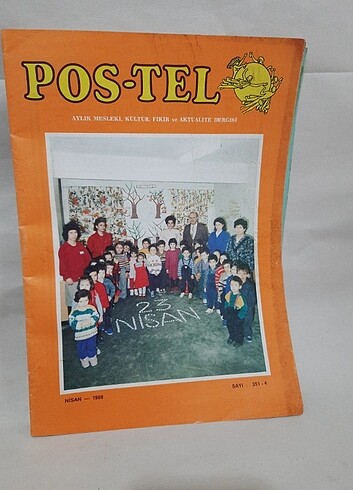 Beden Renk Postel postane çalışanlar için çıkan dergi