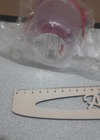 Kırmızı Kapaklı Süt Saklama Kabı #kellogg`s - Görsel 4