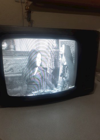 Gri Renk Retro Monitör tv tüplü - Görsel 5