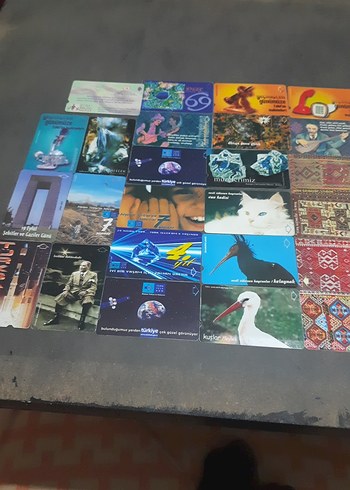 Çeşitli Temalı telefon Kartları 32 farklı çeşit - Görsel 2