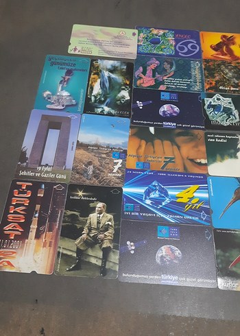 Çeşitli Temalı telefon Kartları 32 farklı çeşit - Görsel 3