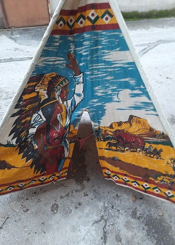 Baskılı  kovboy Çocuk cadir Camel Renk - Görsel 7