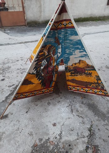 Baskılı  kovboy Çocuk cadir Camel Renk - Görsel 6