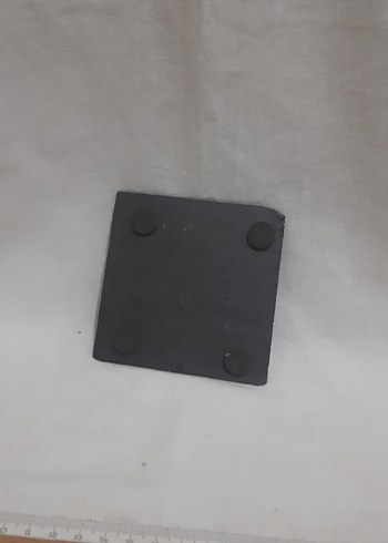 Siyah Minimalist bardak alti - Görsel 2