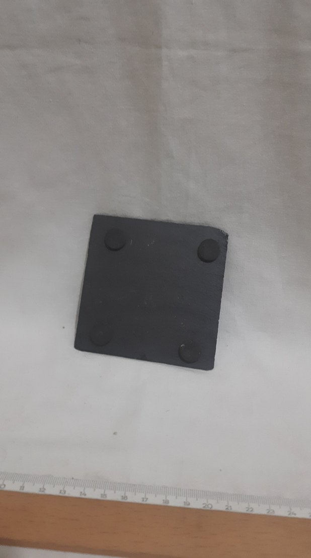 Siyah Minimalist bardak alti - Görsel 2