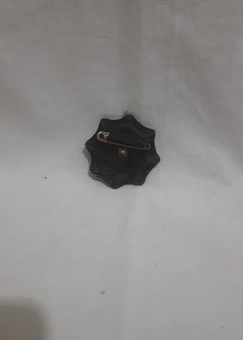 Parlak Altın Vintage Erkek Rozeti - Görsel 2