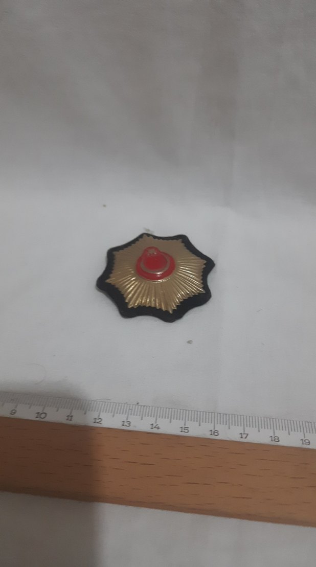 Parlak Altın Vintage Erkek Rozeti - Görsel 3