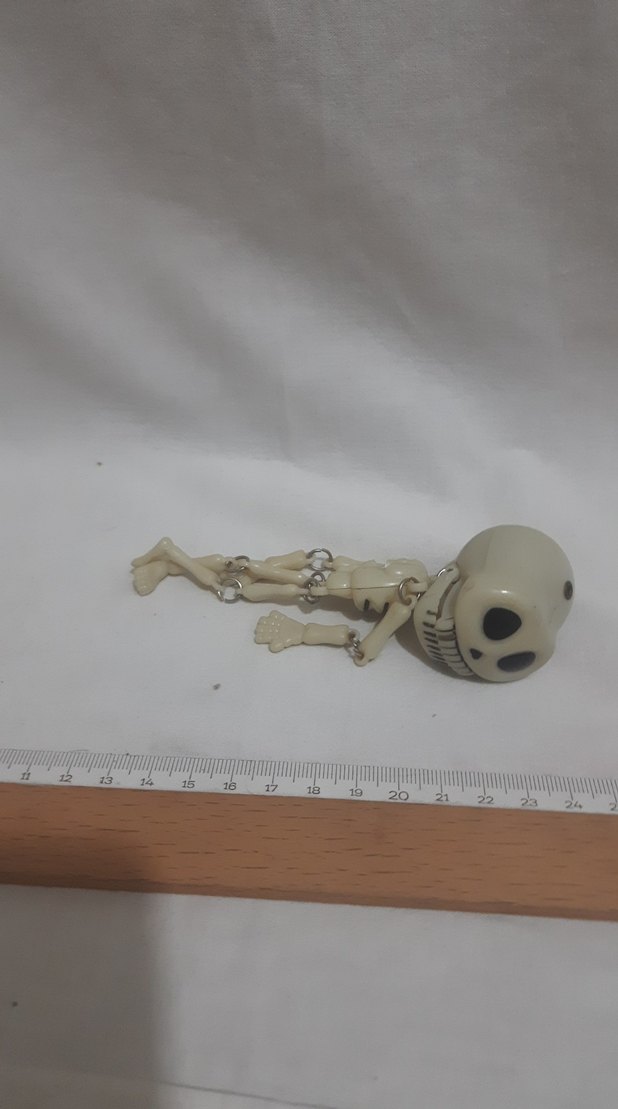 Krem Renkli İskelet Figürü - Görsel 2