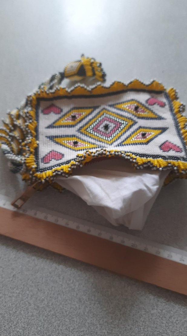 Boncuk İşlemeli Bohem Kadın Portföy Çanta - Görsel 4