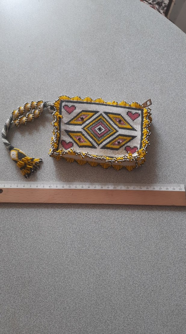 Boncuk İşlemeli Bohem Kadın Portföy Çanta - Görsel 2