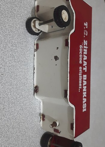 Kırmızı ziraat bankası Kamyon kumbara - Görsel 4