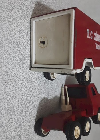 Kırmızı ziraat bankası Kamyon kumbara - Görsel 5