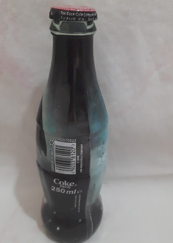Siyah Coca-Cola Zero Şişesi - Görsel 4