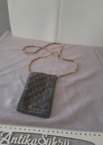 Boncuklu Çok Renkli Bohem Çocuk Cüzdanı - Görsel 2