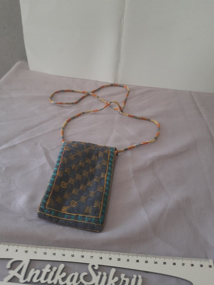 Boncuklu Çok Renkli Bohem Çocuk Cüzdanı - Görsel 2