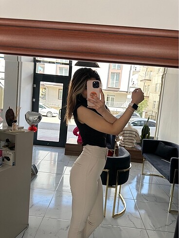 m Beden Yan Büzgü Crop