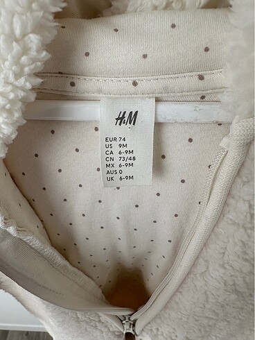 H&M H&M kulaklı ve tüylü astronot tulum