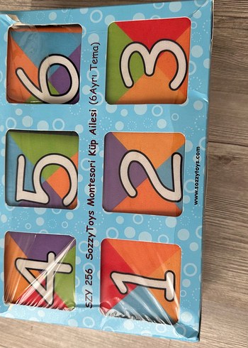 Sozzy Toys Renkli Montessori Sayı Yapbozu (6 Ay+ Tema)