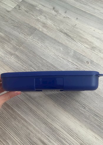 Beden Mavi Tupperware Islak Mendil Kabı Kapaklı