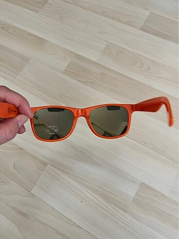 Aynalı turuncu renk güneş gözlüğü - Görsel 6