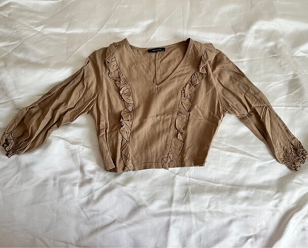 İnce kumaş gömlek - Görsel 6