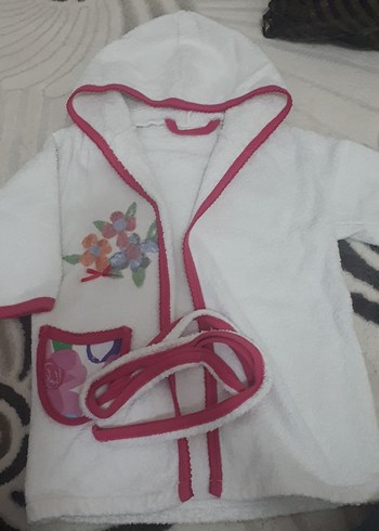 Pembe Renkli bornoz - Görsel 4