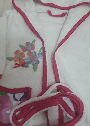 Pembe Renkli bornoz - Görsel 2