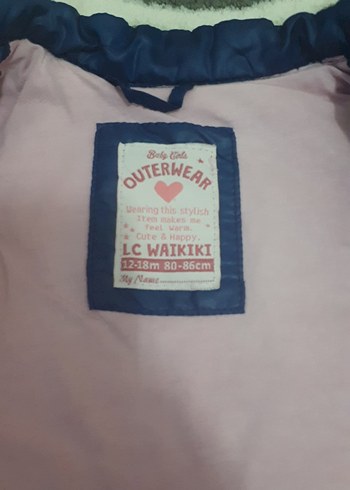 Parlak Mavi kız  Çocuk Fermuarlı Yelek - Görsel 2