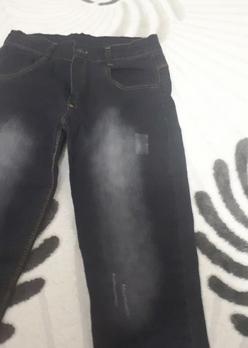 siyah füme karışımı erkek çocuk kot pantolon - Görsel 2