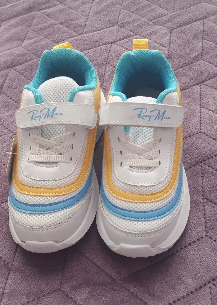 Unisex  Çok Renkli Cırtlı Spor Ayakkabı - Görsel 2