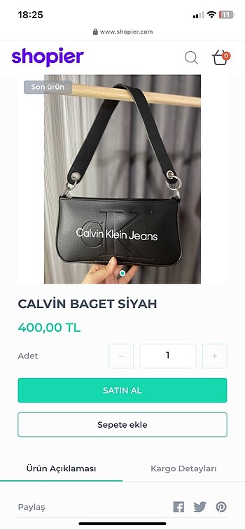 ck baget çanta