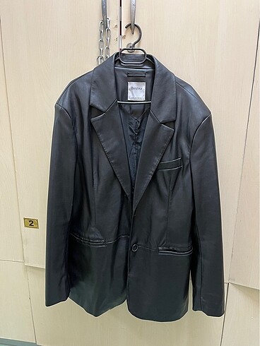 Deri blazer ceket