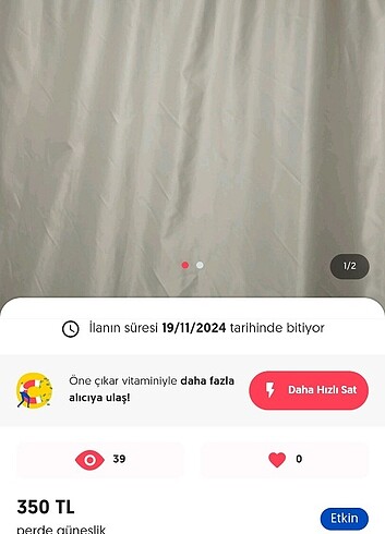Güneşlik perde