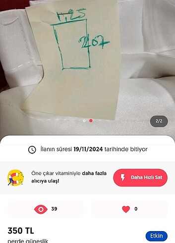 Diğer Güneşlik perde