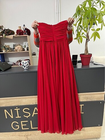 Kırmızı Abiye - Görsel 6