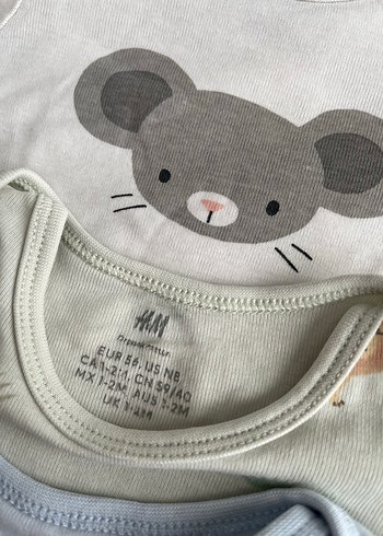 Pamuk Kısa Kollu Bebek Body Seti - Görsel 2