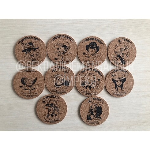 Beden One Piece Resmi Bardak Altlığı