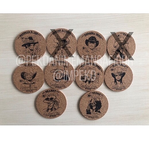 One Piece Resmi Bardak Altlığı