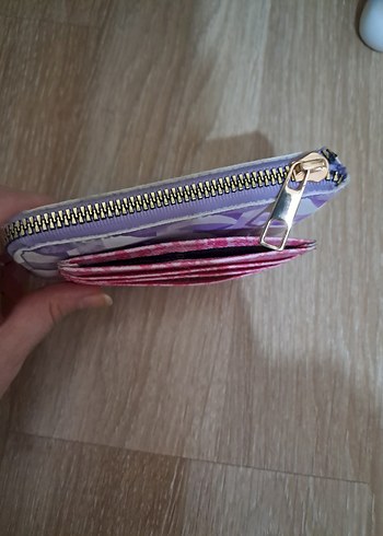  Beden Mor Baskılı Fermuarlı Kadın Cüzdanı