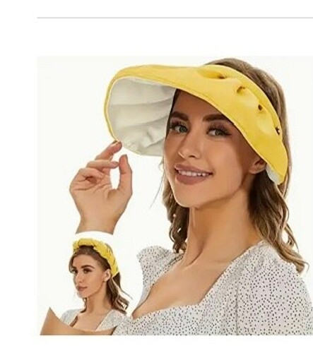 Kadın vizör şapka