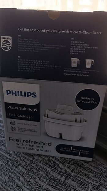 Philips arıtıcı sürahi filtresi